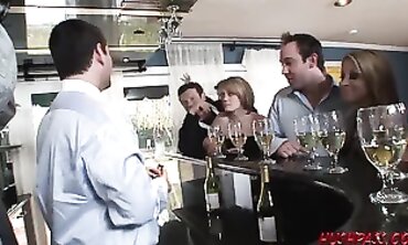 Blonde Princess Gets Rough Group Sex