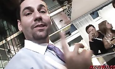 Blonde Princess Gets Rough Group Sex