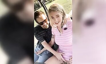 Donnie Rock Gets Lucky With A Busty Amateur In Public