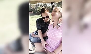 Donnie Rock Gets Lucky With A Busty Amateur In Public