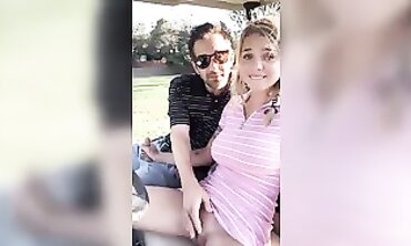 Donnie Rock Gets Lucky With A Busty Amateur In Public