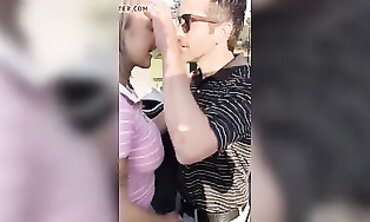 Donnie Rock Gets Lucky With A Busty Amateur In Public