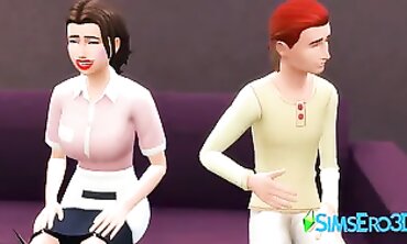 Sims 4 Family Holiday Threesome