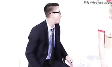 Petite Korean Idol Gets Gangbanged By Her Pervy Boss