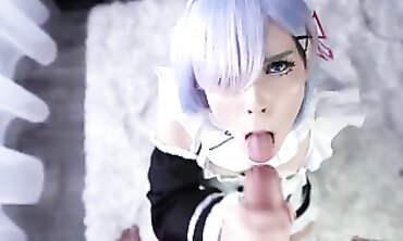 Kawaii Maid Boss Offers Deepthroat Blowjob