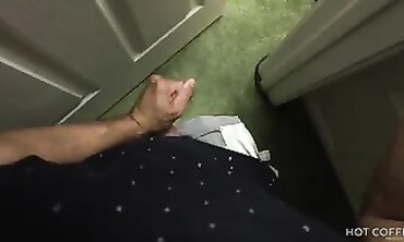 Stepsis Masturbates With A Dildo As Stepbrother Sneaks In