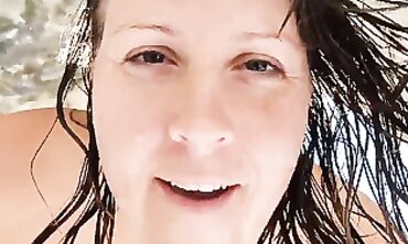 Sex On The Beach - Older Woman Teaches barely legal Man A Lesson