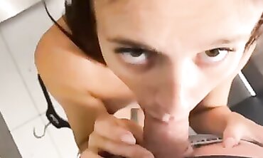 POV Homemade Deep Throat in a Small Apartment
