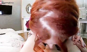 POV Cheerleader Gets Creampied in Every Hole After College