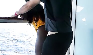 Ebony Beauty Gets Anal Creampie