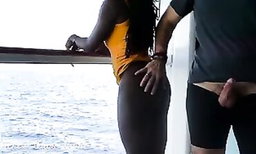 Ebony Beauty Gets Anal Creampie