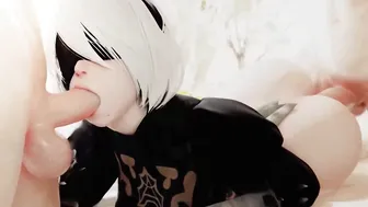 2B Nier Automata 3D Hardcore Compilation