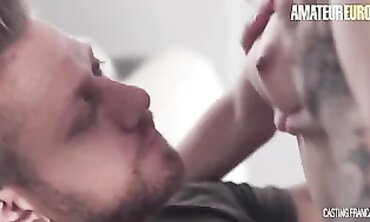 Casting Francais: Emma et Mam Steel dans une Orgie Hardcore