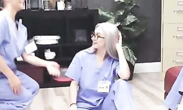 Skylar Vox & Persephone Black: Busty Nurses Hardcore Action
