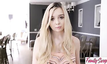 POV: Petite Blonde Lexi Lore Takes a Deepthroat from Charles Dera