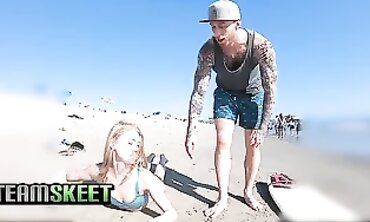 Hannah Hays Gets Surf Lessons With A Creampie