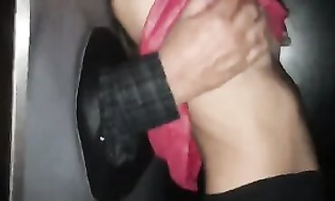 Skinny Hotwife Takes Two Cocks at Pub Glory Hole