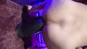 POV Anal Sex with Huge Cock and Gaping Hole