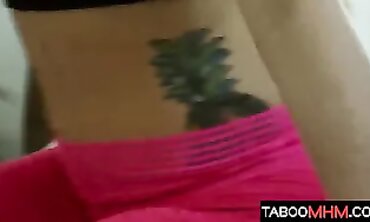 Stepbrother has been losing his mind when detected that his step-sister is
