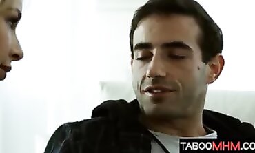 Stepbrother has been losing his mind when detected that his step-sister is