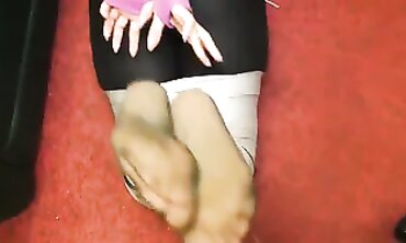 POV: Brunette Babysitter in Heels Bound and Distressed