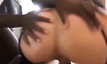 Interracial Threesome with Ebony Beauty and Big Cock