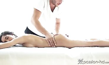Latina Chloe Amour Gets Passionate Massage and Blowjob