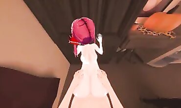 Vtubers Household Chore Play with Point-of-View Fucked Hard by Marin