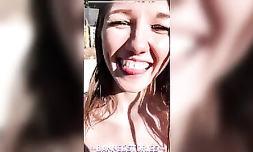 Maya Woulfe Gets an Outdoor Blowjob and Hardcore Sex