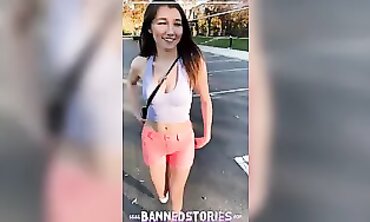 Maya Woulfe Gets an Outdoor Blowjob and Hardcore Sex
