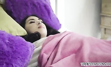 Lucky Asian Roommate Gets Pounded by Big Cock