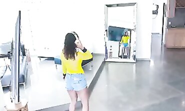 BBC Threesome Blowjob Fest with Black Babes