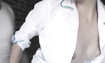 Naughty Nurses - Hot Blonde Babe Gives A Sensual Handjob And Facial