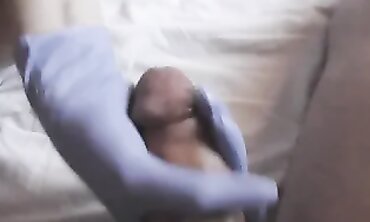 Naughty Nurses - Hot Blonde Babe Gives A Sensual Handjob And Facial