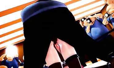 MMD Holiday Special - Sexual Elf Fucked Hard By A Horned Santa Claus
