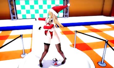 MMD Holiday Special - Sexual Elf Fucked Hard By A Horned Santa Claus