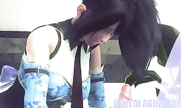 Animated Short Film - Virtual Reality Porn Experience in VRChat with MILF Teacher