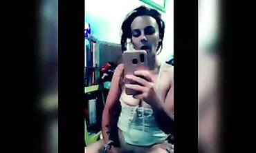 Toy Play - Adult Artist Paints Her Body With Acrylics