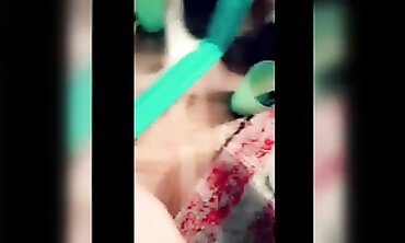Toy Play - Adult Artist Paints Her Body With Acrylics