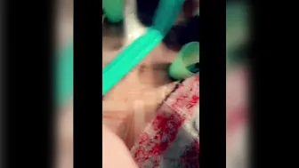 Toy Play - Adult Artist Paints Her Body With Acrylics