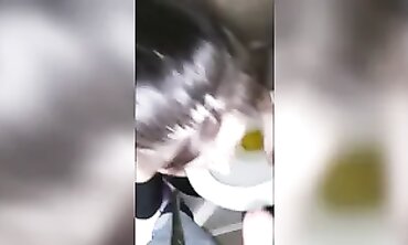 Top Compilation of Hot Girlfriends Using Him as an Urinals