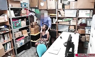 Big Breasted African Chick Fucked Hard By Cop In Uniform