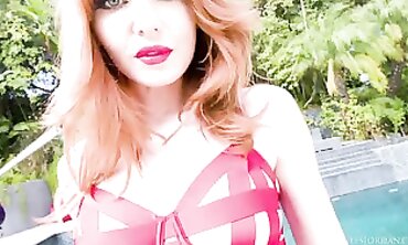 Hot Redhead Teen Gives Amazing Oral Skills - PornPros