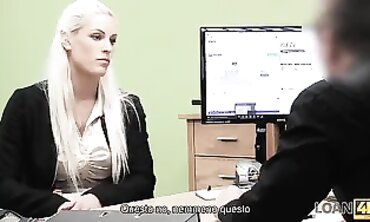 LoanForSex" - Hot MILF Uses Her Powers To Seduce And Collect Loans From Men