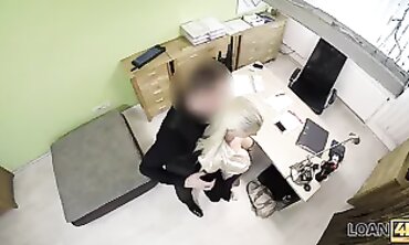 LoanForSex" - Hot MILF Uses Her Powers To Seduce And Collect Loans From Men