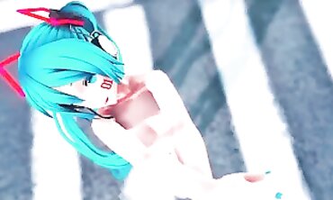 MMD Chick Fights - Long Haired Witch vs Short-Hairstyle Girl in Epic Battle
