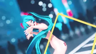 MMD Chick Fights - Long Haired Witch vs Short-Hairstyle Girl in Epic Battle