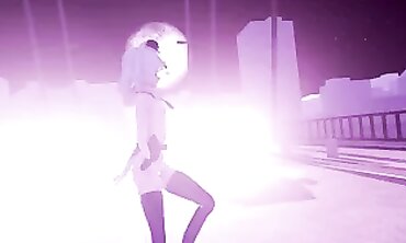 MMD Anime Girl Gets Fucked From Behind - Creampie Surprise