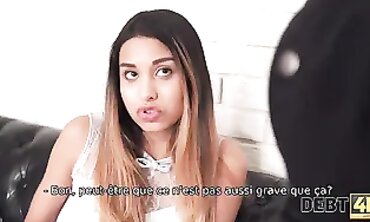 Hot MILF Uses Credit Agent To Pay Off Her Loan - French Pornstar Roxanne Lipstic