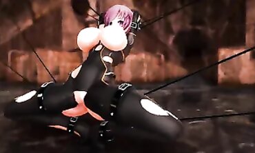 MMD Anime Girl Rides Reverse Cowgirl And Double Creampie